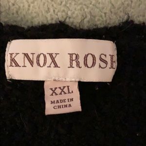Knox Rose Sweaters - Black long sleeve sweater Knox Rose Sweaters - Black long sleeve sweater